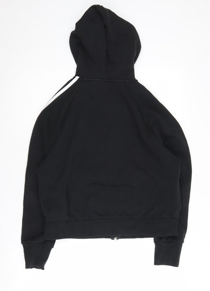 Adidas Unisex Adults Black M Full Zip Hoodie