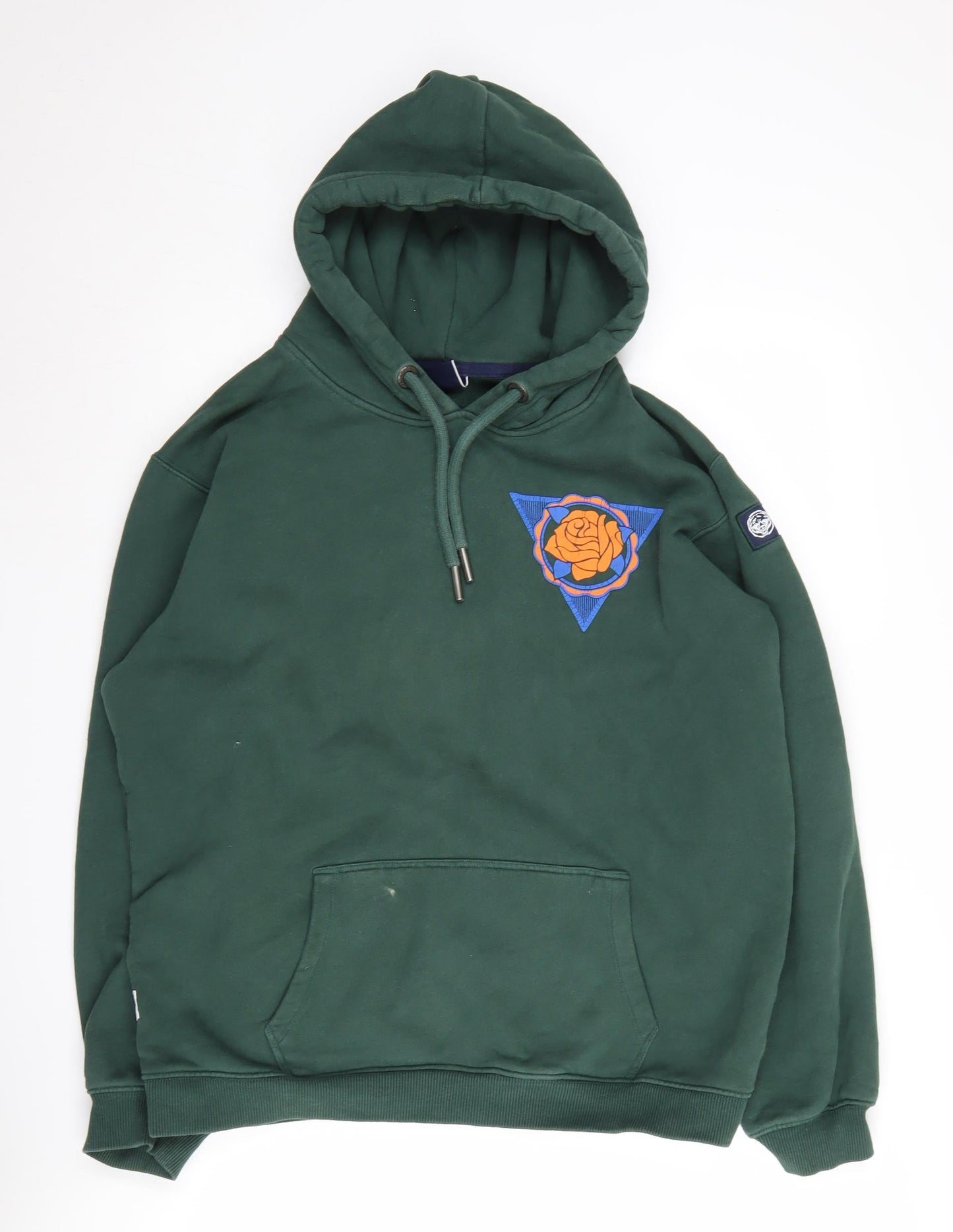 Superdry Men’s Green Graphic Print Hoodie XS