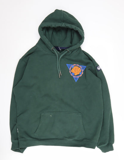 Superdry Men’s Green Graphic Print Hoodie XS