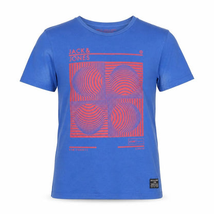 Mens UK Size L JACK & JONES Blue  T-Shirt
