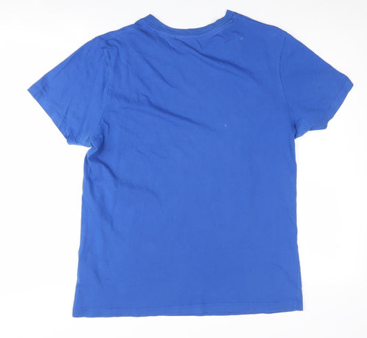Mens UK Size L JACK & JONES Blue  T-Shirt