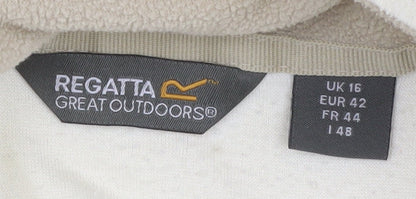 Regatta Women's Beige Pullover Sweatshirt, Size 16