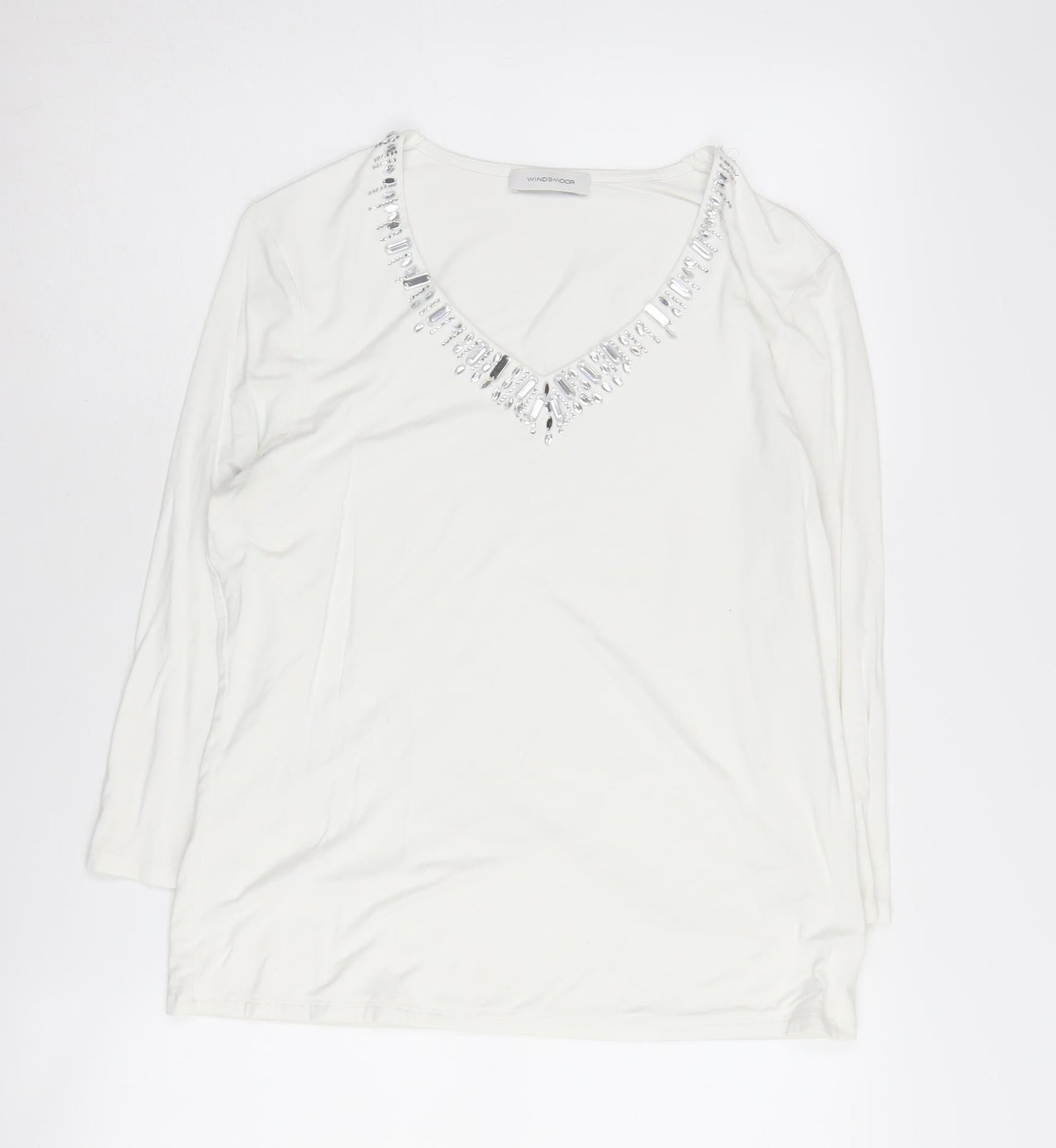 Womens UK Size S Windsmoor White  T-Shirt