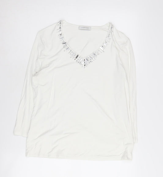 Womens UK Size S Windsmoor White  T-Shirt