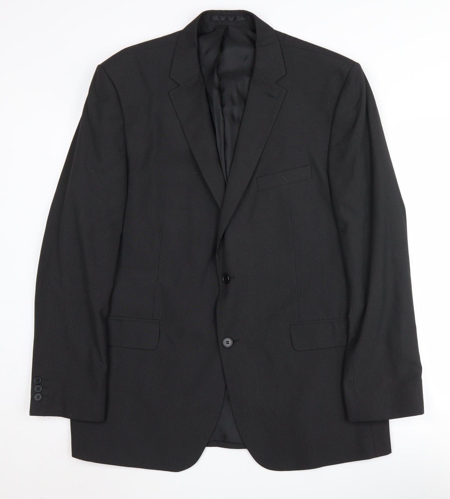 Mens UK Size 44 Thomas Nash Regular Black Suit Jacket