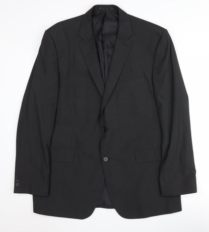 Mens UK Size 44 Thomas Nash Regular Black Suit Jacket