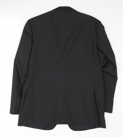 Mens UK Size 44 Thomas Nash Regular Black Suit Jacket
