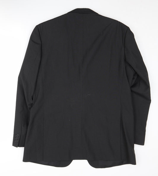 Mens UK Size 44 Thomas Nash Regular Black Suit Jacket