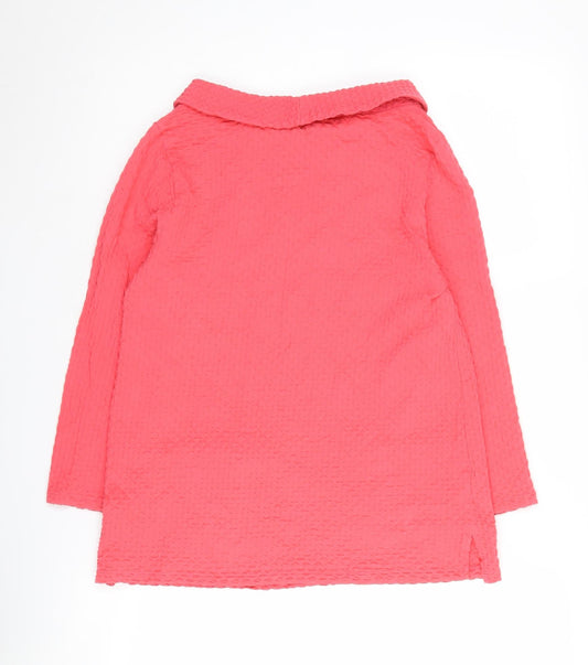 Laura Ashley Women's Pink Tunic Jumper Size 8