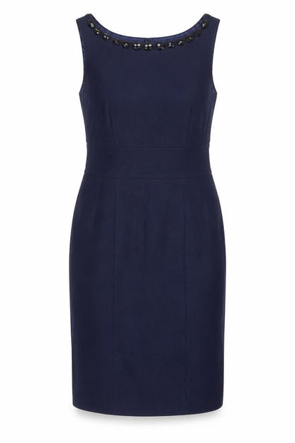 Laura Ashley Women's Blue Sheath Dress Size 10