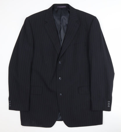 Mens UK Size 46 CENTAUR Regular Black Suit Jacket
