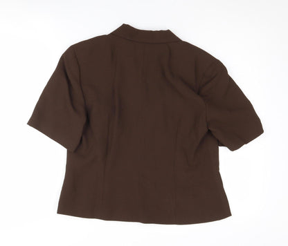 Roman Originals Women's Brown Blazer Size 12
