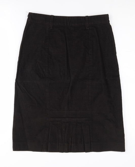 Womens UK Size 8 Jigsaw Straight & Pencil Corduroy Skirt