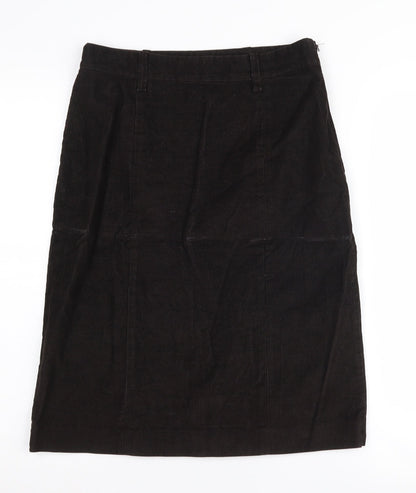 Womens UK Size 8 Jigsaw Straight & Pencil Corduroy Skirt