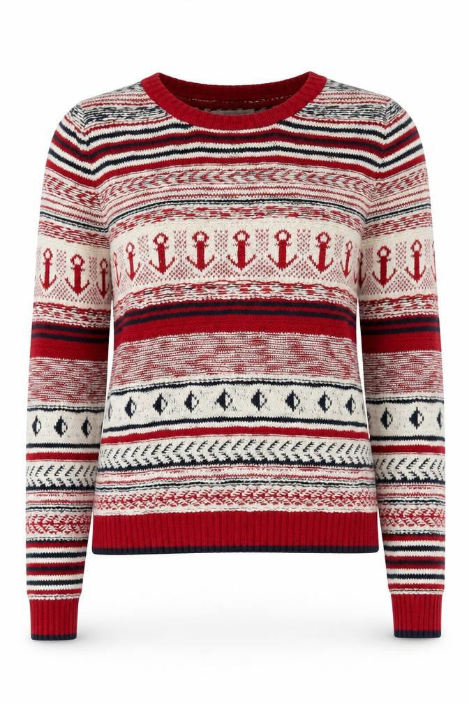 Womens UK Size 8 SoulCal & Co Red Pullover Jumper