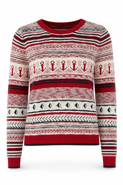 Womens UK Size 8 SoulCal & Co Red Pullover Jumper