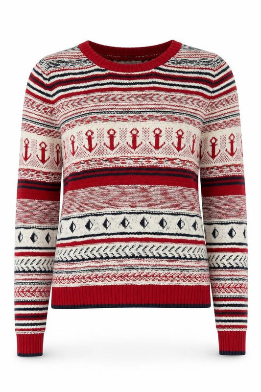 Womens UK Size 8 SoulCal & Co Red Pullover Jumper