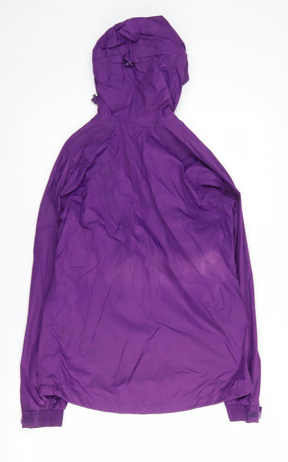 Mountain Warehouse Women's Purple Waterproof Rain Coat