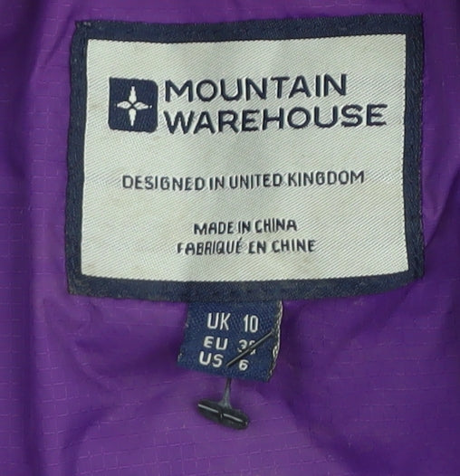 Mountain Warehouse Women's Purple Waterproof Rain Coat