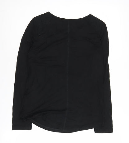 Banana Republic Women's Black Blouse, Size S, Casual Elegance