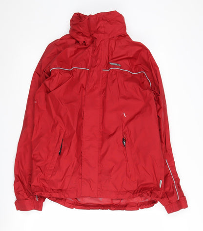 Mens UK Size S Trespass Red Rain Coat