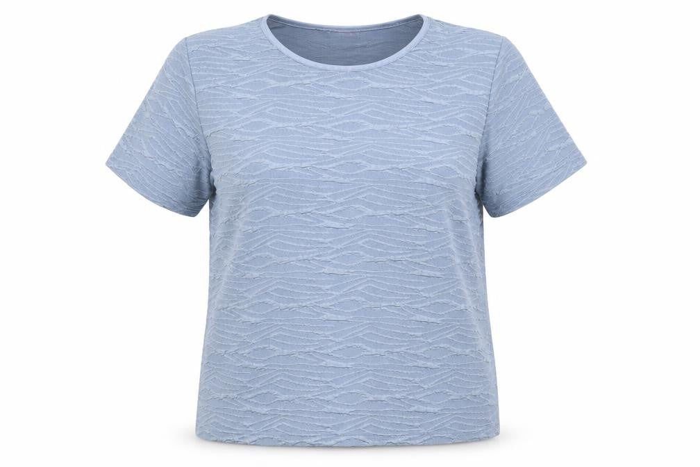 Womens UK Size 14 Honor Millburn Blue Jersey T-Shirt