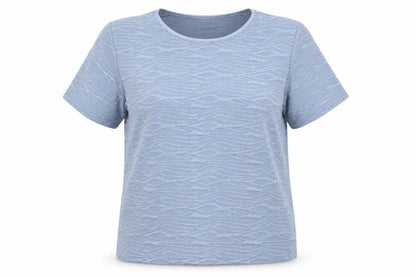 Womens UK Size 14 Honor Millburn Blue Jersey T-Shirt