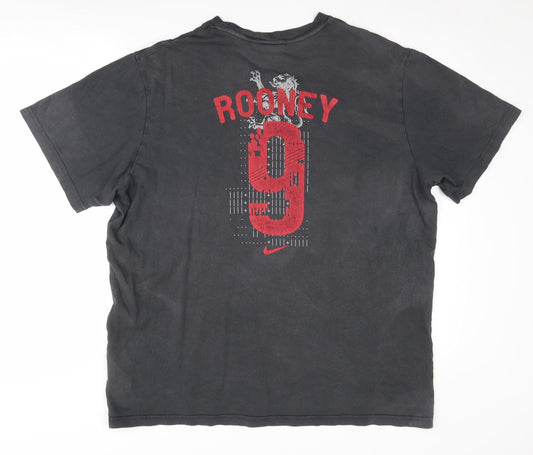 Nike Men's Black Patriotic Graphic T-Shirt 2XL