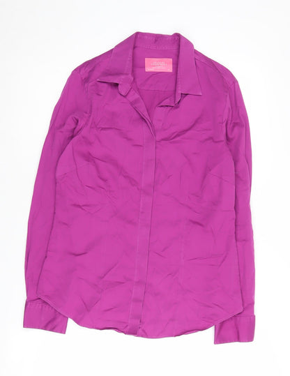 Womens UK Size 10 Charles Tyrwhitt Purple  Button-Up