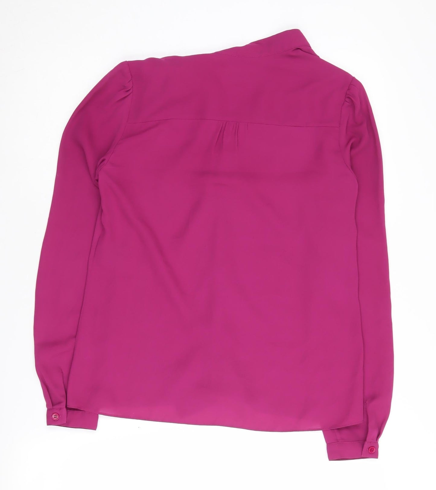 Jaeger Women's Purple Blouse Size 6 Long Sleeve