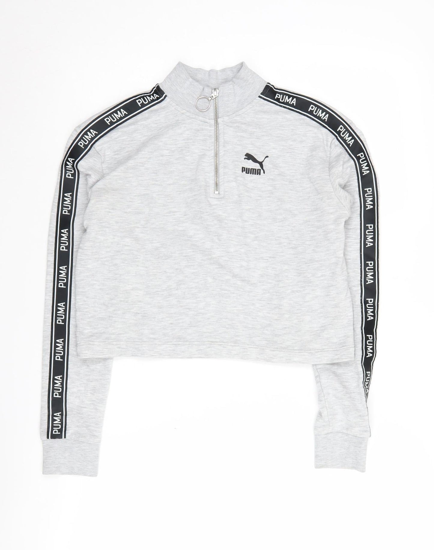 Puma Women's Grey Logo Sweatshirt XS