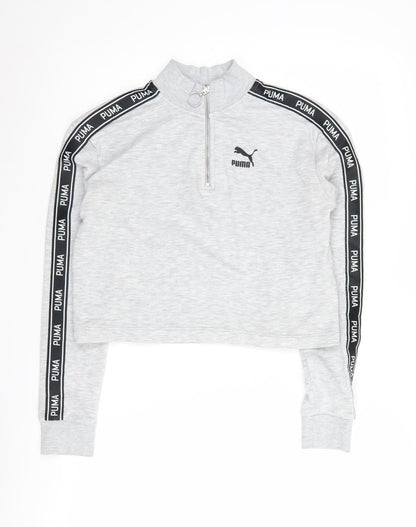 Puma Women's Grey Logo Sweatshirt XS