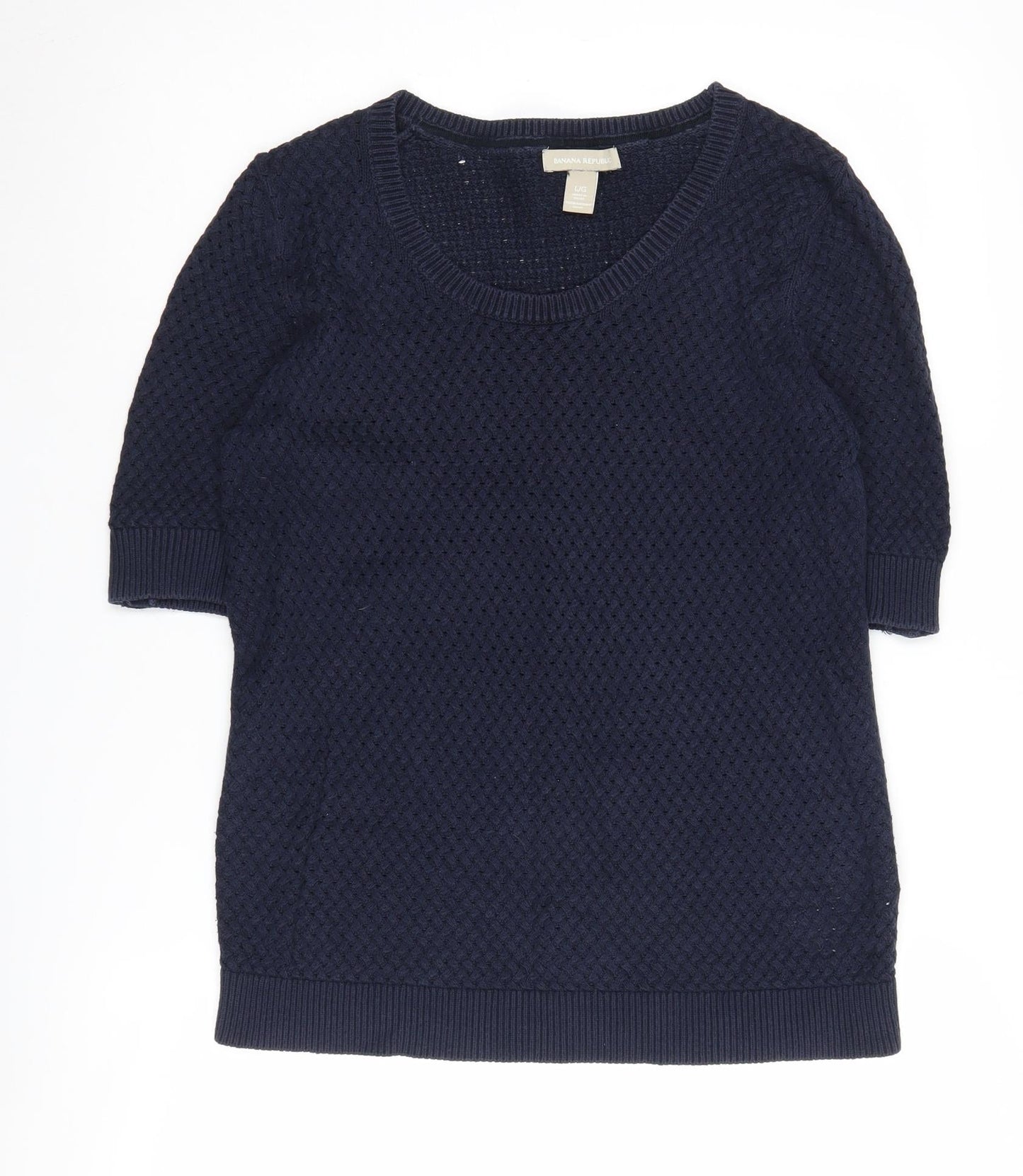 Womens UK Size L Banana Republic Blue Pullover Jumper