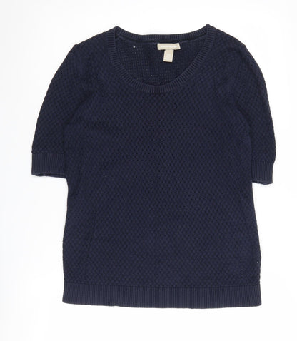 Womens UK Size L Banana Republic Blue Pullover Jumper