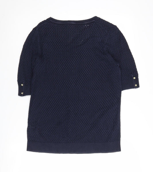 Womens UK Size L Banana Republic Blue Pullover Jumper