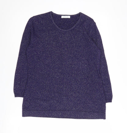Womens UK Size S Windsmoor Purple Pullover Jumper