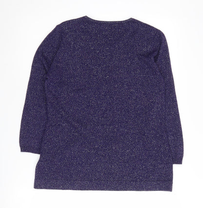 Womens UK Size S Windsmoor Purple Pullover Jumper