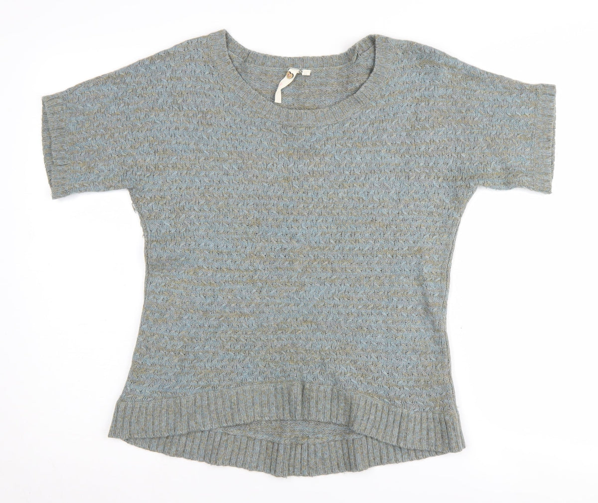 Women's Multicoloured Chunky-Knit Pullover Jumper - Size 2