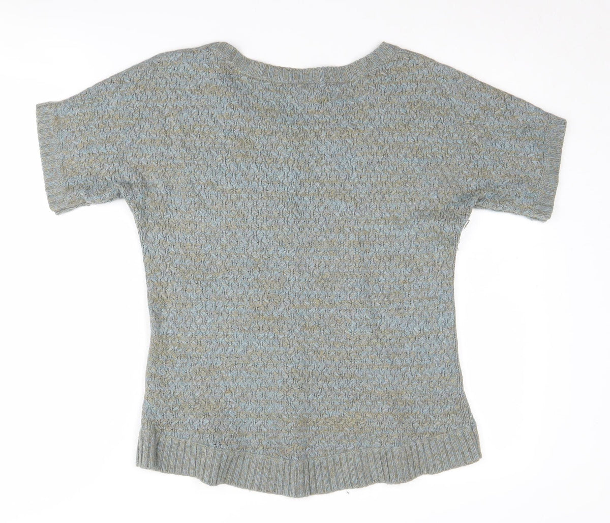 Women's Multicoloured Chunky-Knit Pullover Jumper - Size 2