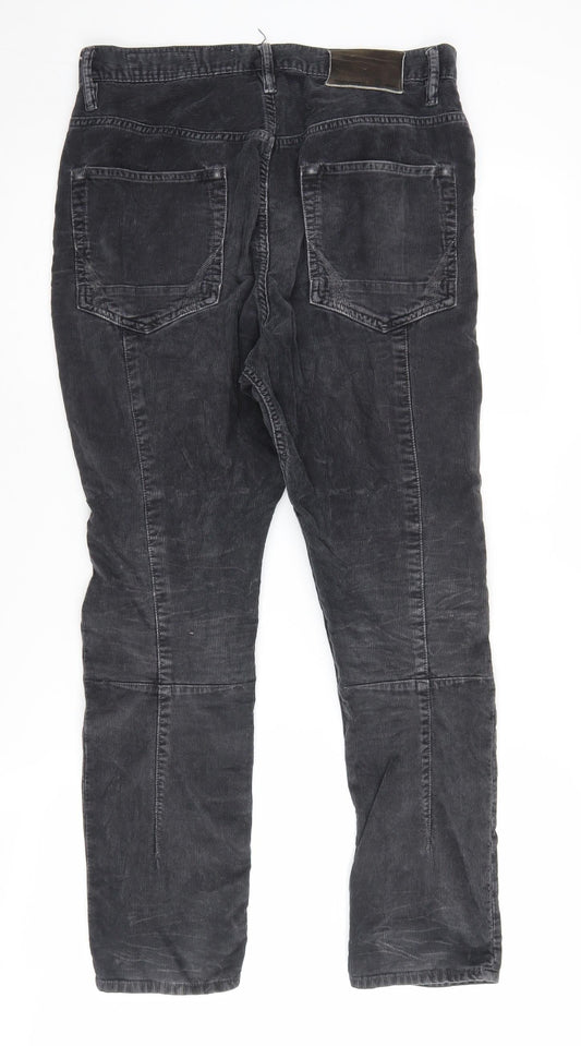 AllSaints Men's Black Straight Jeans Size 28