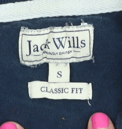 Jack Wills Men's Blue Classic Fit Polo Shirt - S