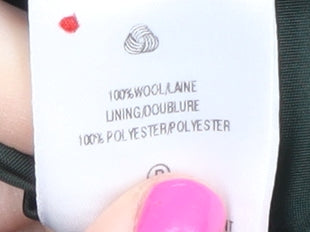 EaSTEX Women's Green Wool Blazer Size 16 Five-Button Classic