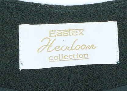 EaSTEX Women's Green Wool Blazer Size 16 Five-Button Classic