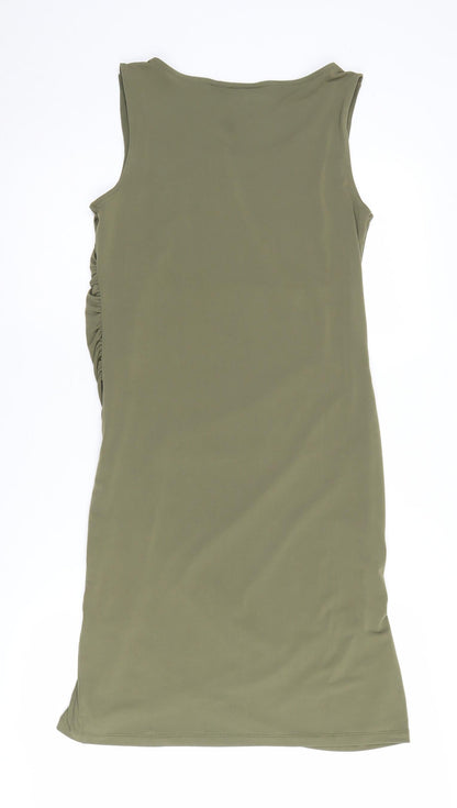 Nicole Miller New York Green Women's M Sleeveless Shift Dress