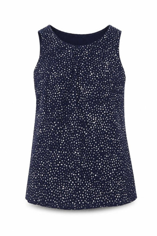 Womens UK Size 10 Quiz Blue  Tank
