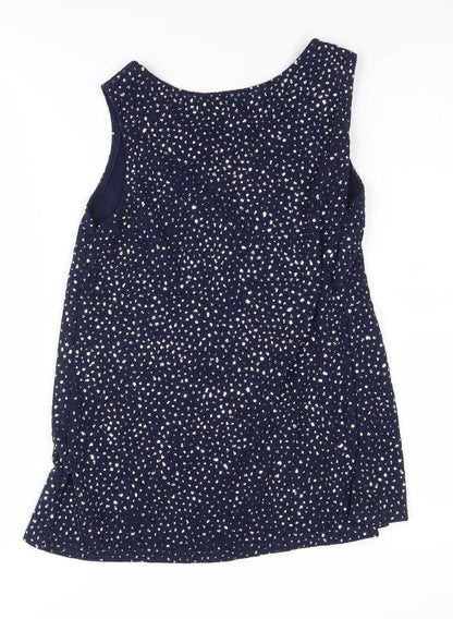 Quiz Women's Blue Tank Top Size 10 Sleeveless Casual