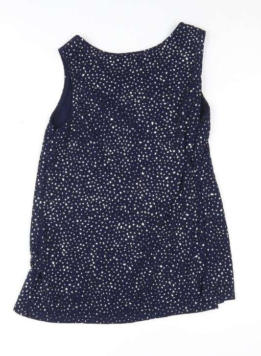 Quiz Women's Blue Tank Top Size 10 Sleeveless Casual