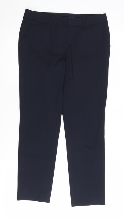 Womens UK Size 2XS Tommy Hilfiger Slim Fit Business Formal Black Trousers