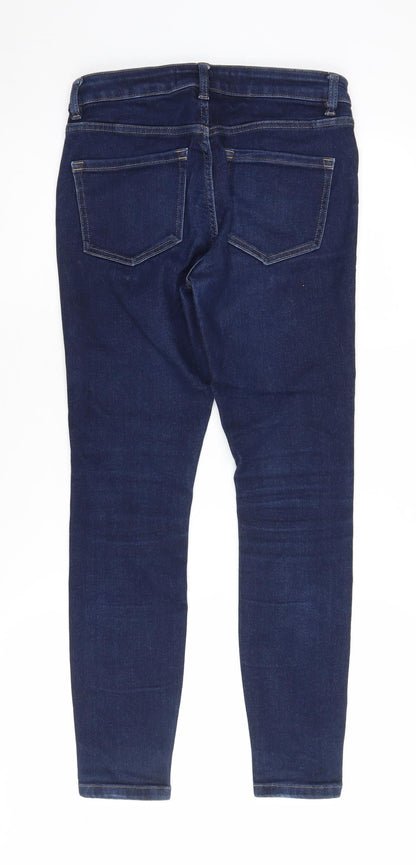 Next Women's Blue Skinny Jeans Size 10P