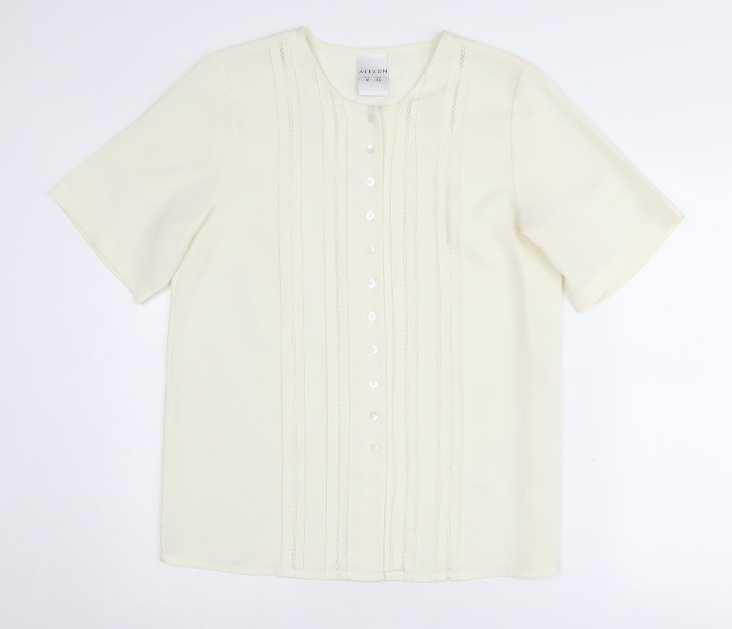 Alexon Women's Ivory Blouse UK 12 - Classic Style